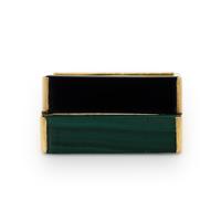 Onyx and Malachite Ring