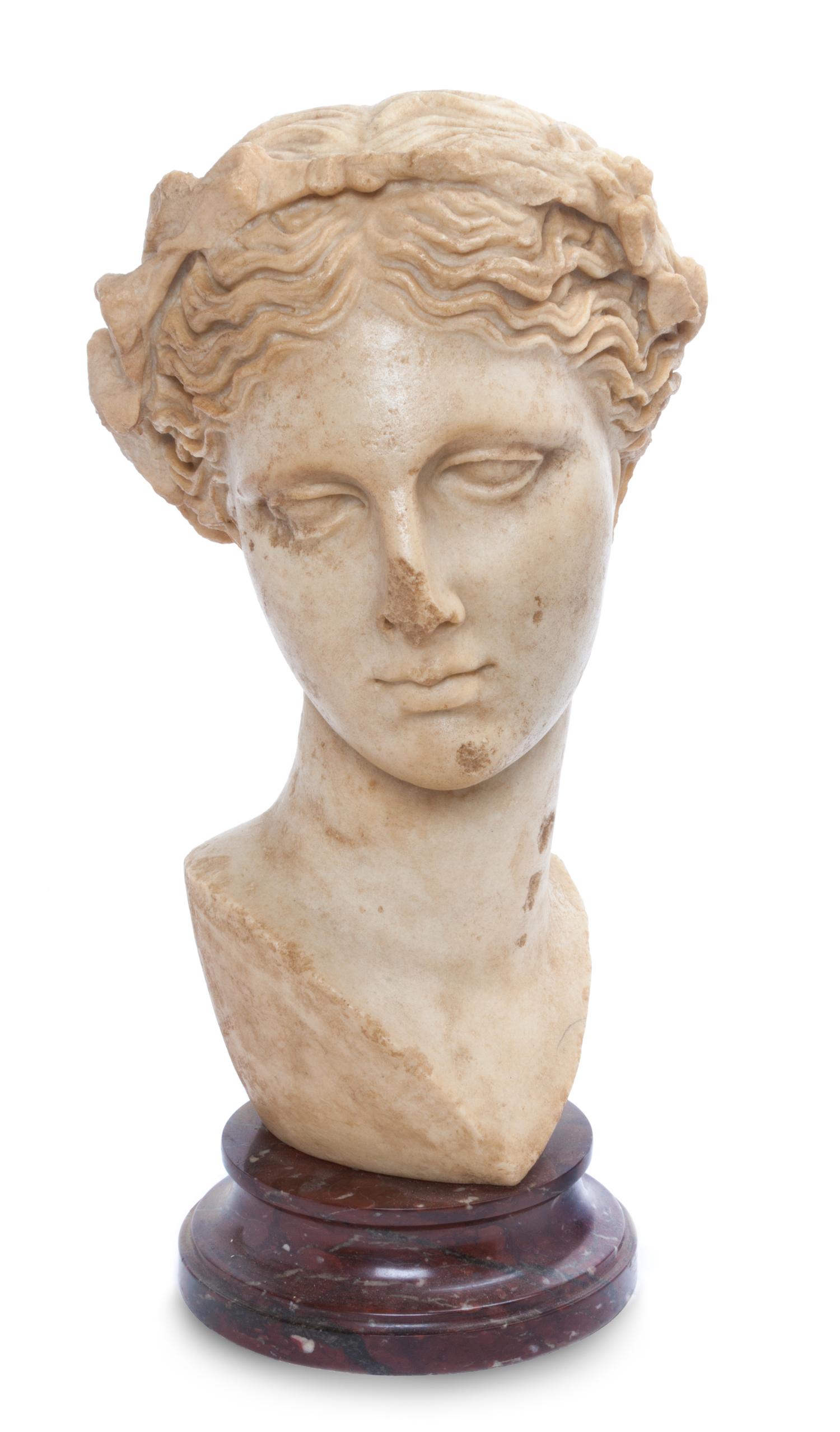 An Italian Cast Bust Height 14 1/2 inches. — 20TH CENTURY