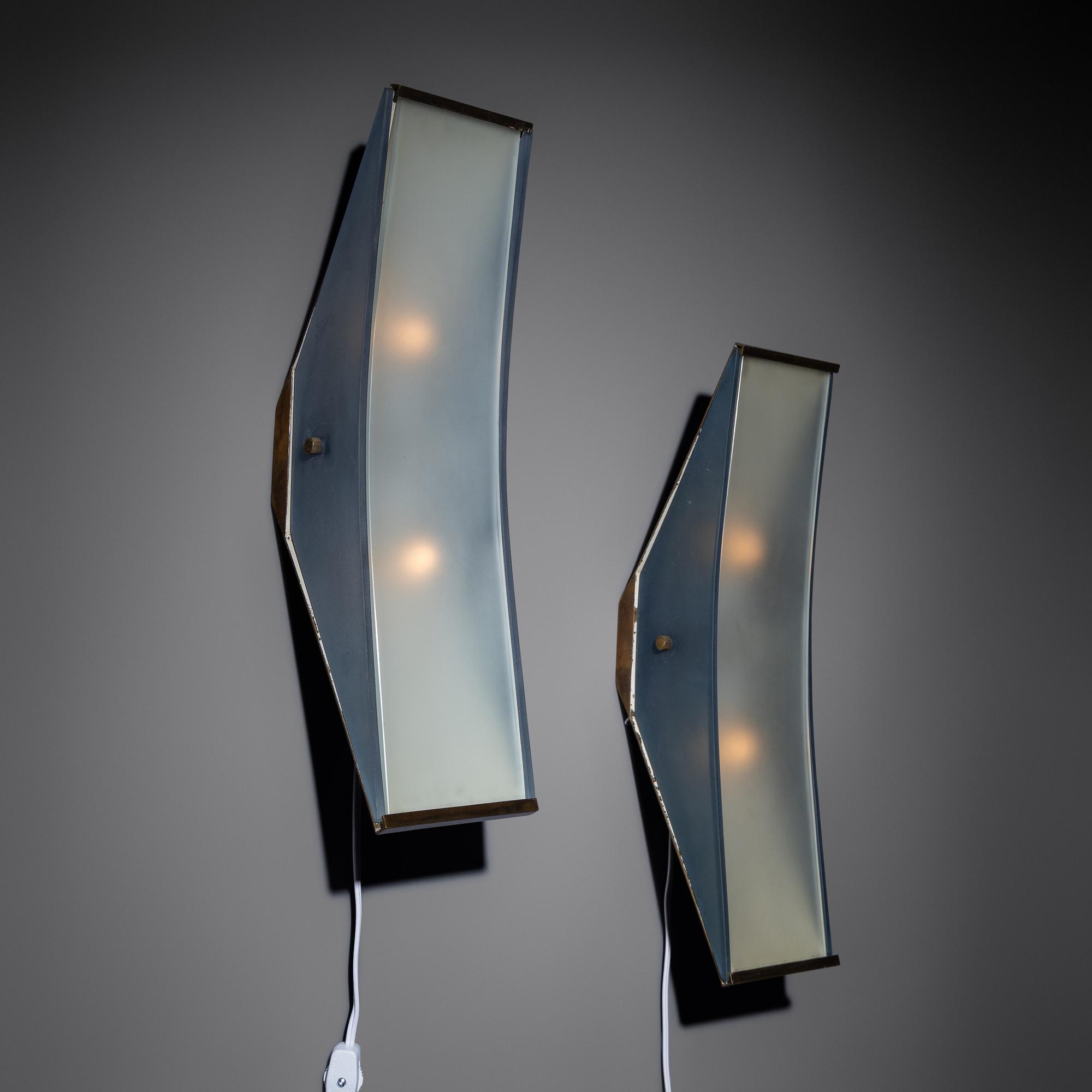 Pair of Sconces, model 2135 for Fontana Arte