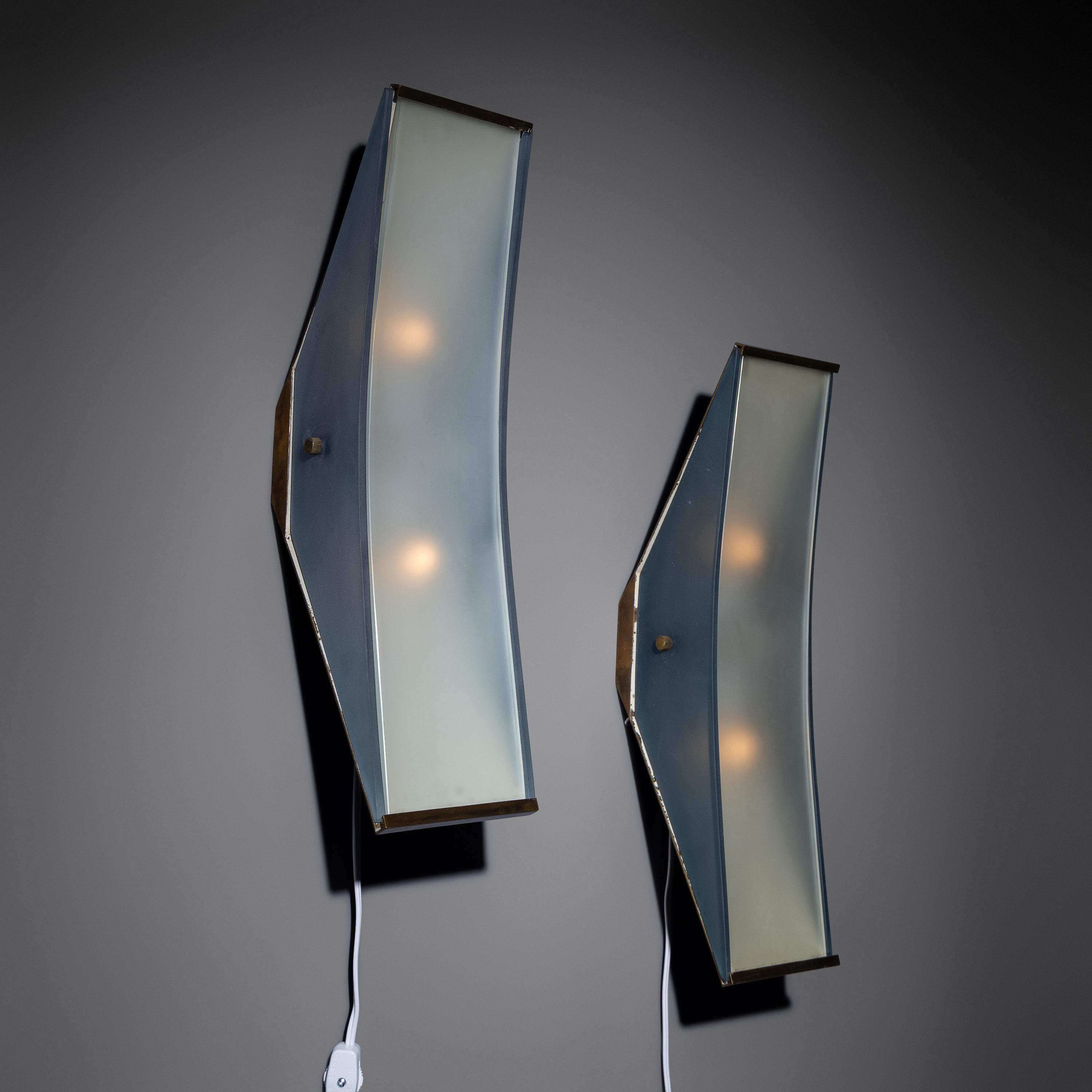 Pair of Sconces, model 2135 for Fontana Arte
