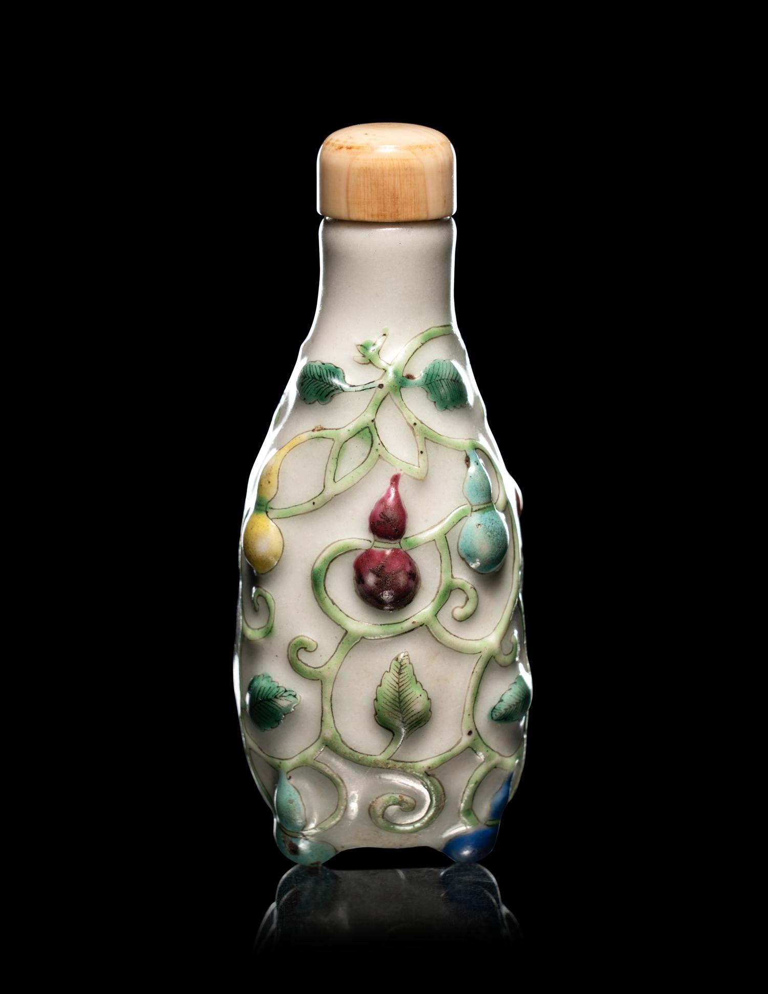 Two Chinese Porcelain Snuff Bottles