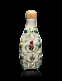 Two Chinese Porcelain Snuff Bottles