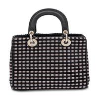 Christian Dior, Small Diorissimo Bag in Leather/Tweed