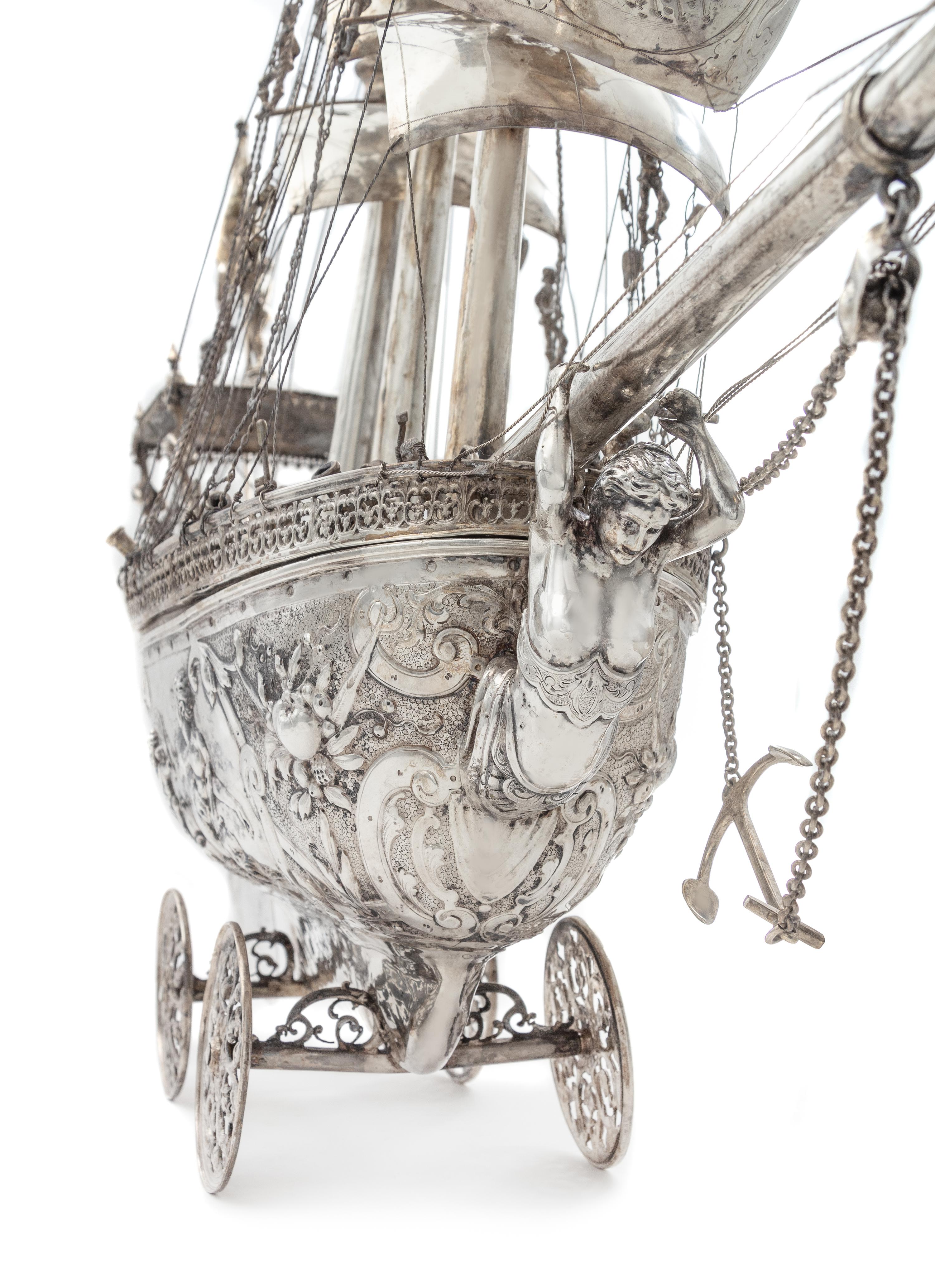 A German Silver Nef