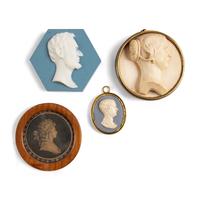 A Group of Fifteen French and English Profile Plaques