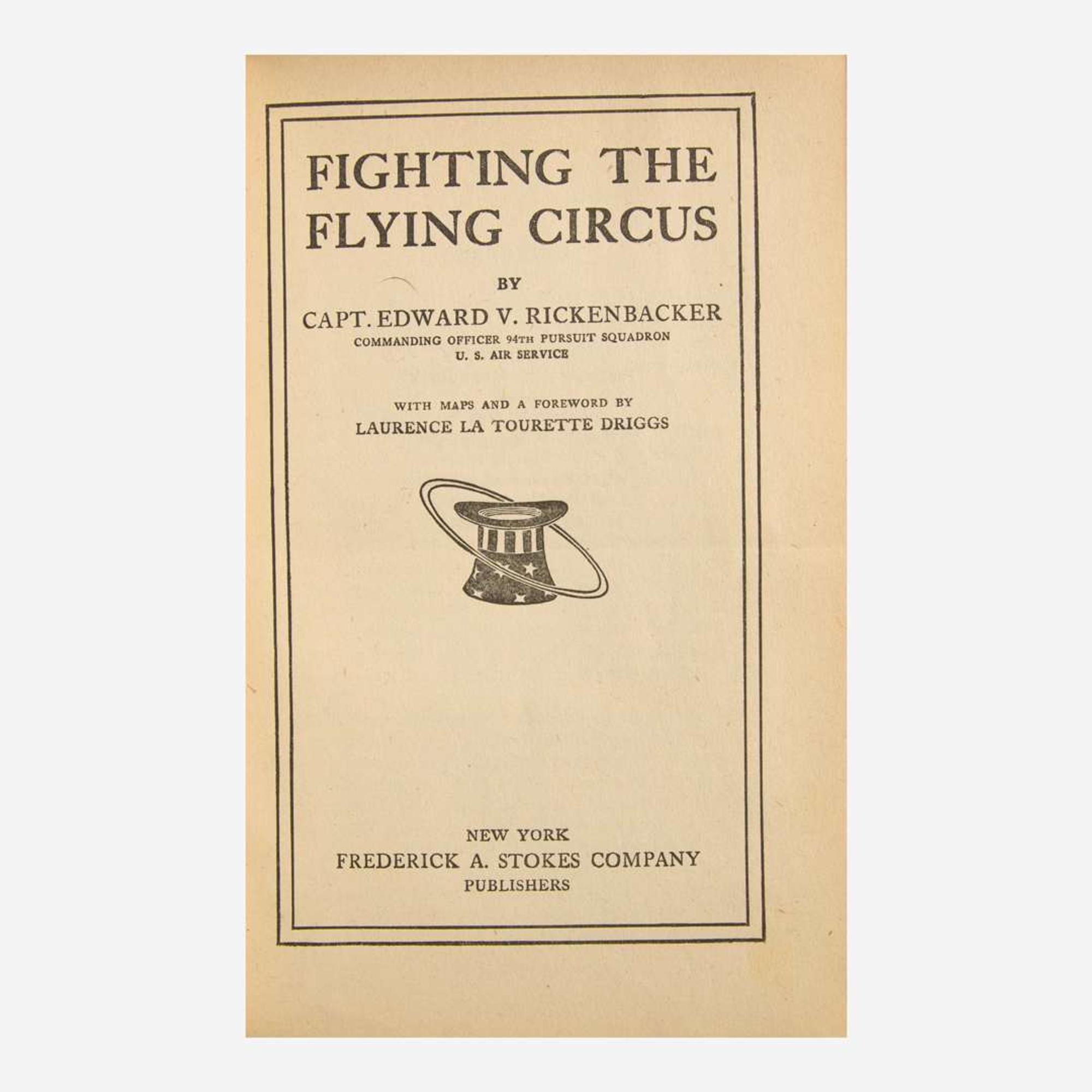[Aviation] Rickenbacker, Capt. Edward V. Fighting the Flying Circus
