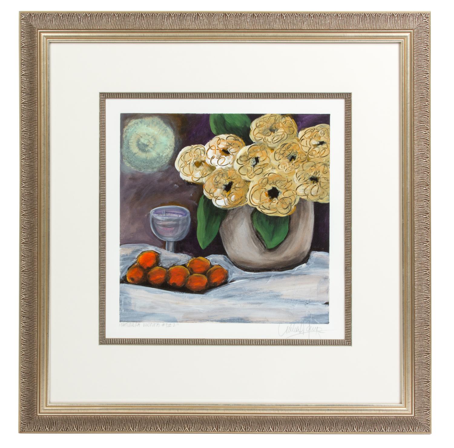 Cecilia Maur, (20th Century), Floral Vases (two works)