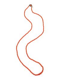 CORAL BEAD NECKLACE