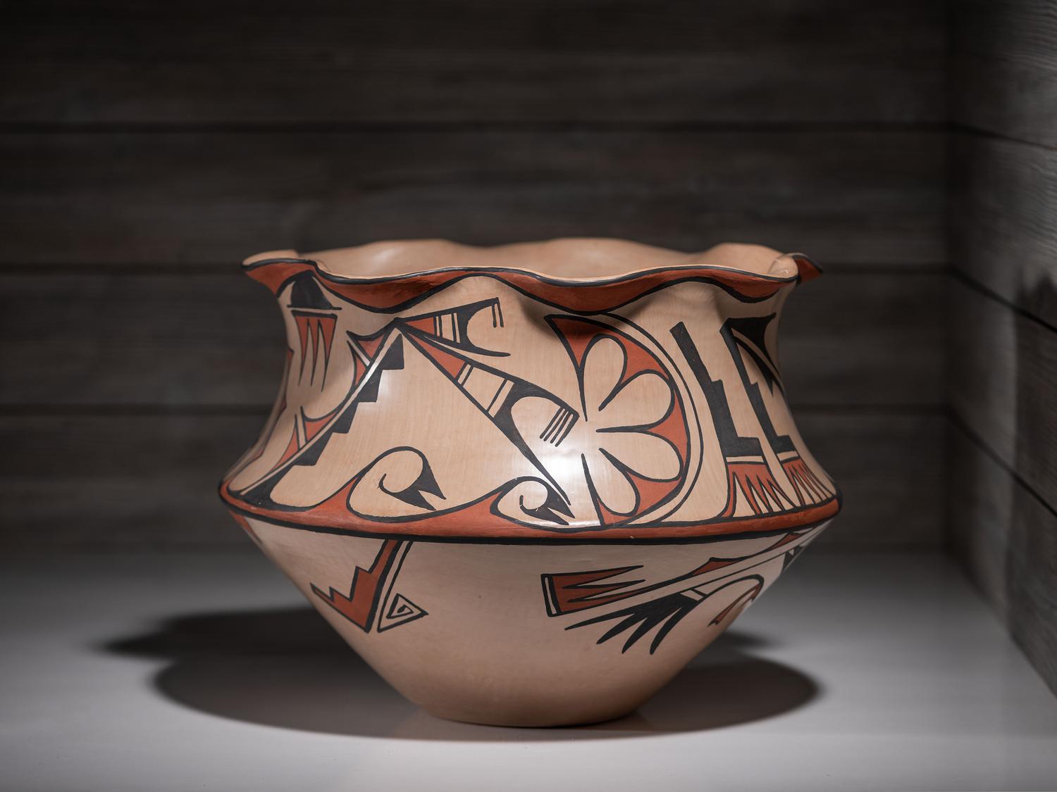 Polychrome Pottery Jar