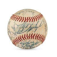 A Large Group of Assorted 1950s-2000s Boston Red Sox Team Signed Autograph Baseballs