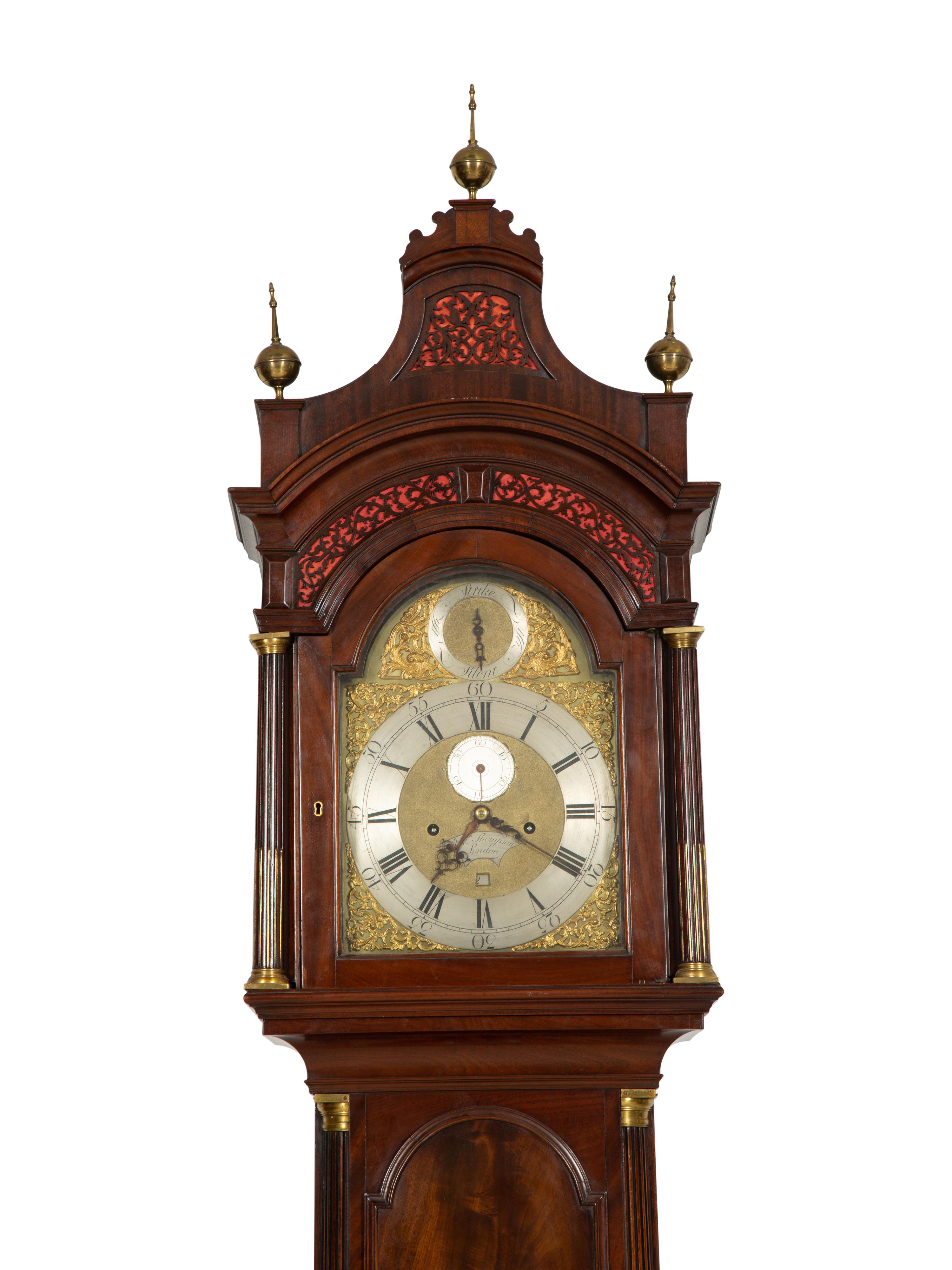 A George III Mahogany Longcase Clock