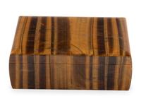 A Tiger's Eye Table Casket