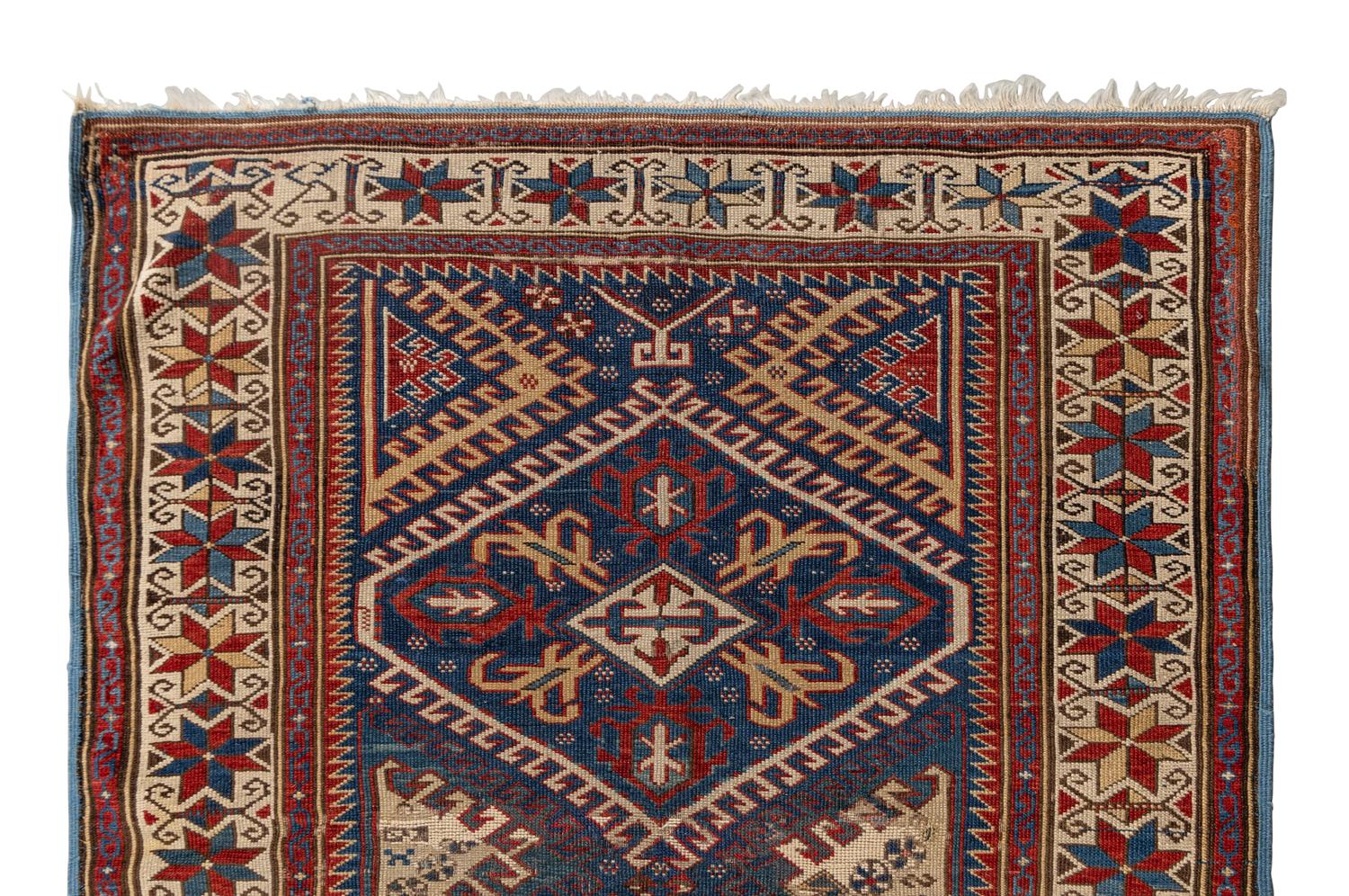A Caucasian Wool Gallery Rug