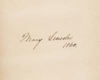 [LINCOLN, Mary Todd (1818-1882), her copies]. IRVING, Washington. Life of George Washington. New York: G.P. Putnam, 1860.