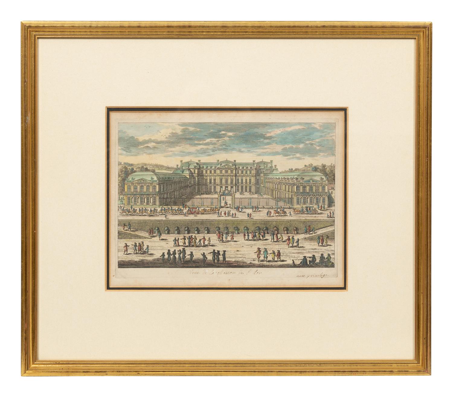 Two French Hand Colored Engravings