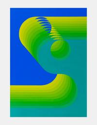 Untitled (Blue and Green Optics)