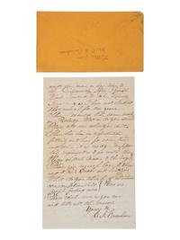 [CIVIL WAR]. ANDREW, John A. ALS related to the "Returning of the Flags" of MA Union regiments.