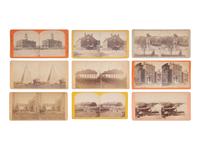 [CIVIL WAR]. A group of 35 stereoviews featuring sites and scenes around Richmond, VA and Atlanta, GA.