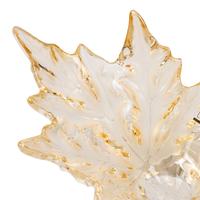 A Lalique Champs Elyseés Amber Bowl