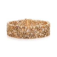 COLORED DIAMOND AND DIAMOND BRACELET