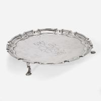 A silver salver Philip Syng, Jr. (1703-1789), Philadelphia, PA, circa 1750