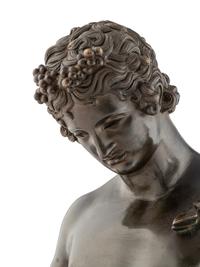 A Pair of Grand Tour Bronze Figures of Narcissus and Venus