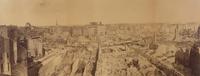 [CHICAGO FIRE]. "View of Aftermath of Chicago Fire." 12 x 31 inches (visible).