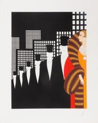 Romain (Erte) De Tirtoff, (Russian/American, 1892-1990), Top Hats