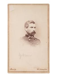[CIVIL WAR - GETTYSBURG]. BRADY, Mathew (1822-1896), photographer. CDV of General John Gibbon, WIA Fredericksburg and Gettysburg. Washington, DC.