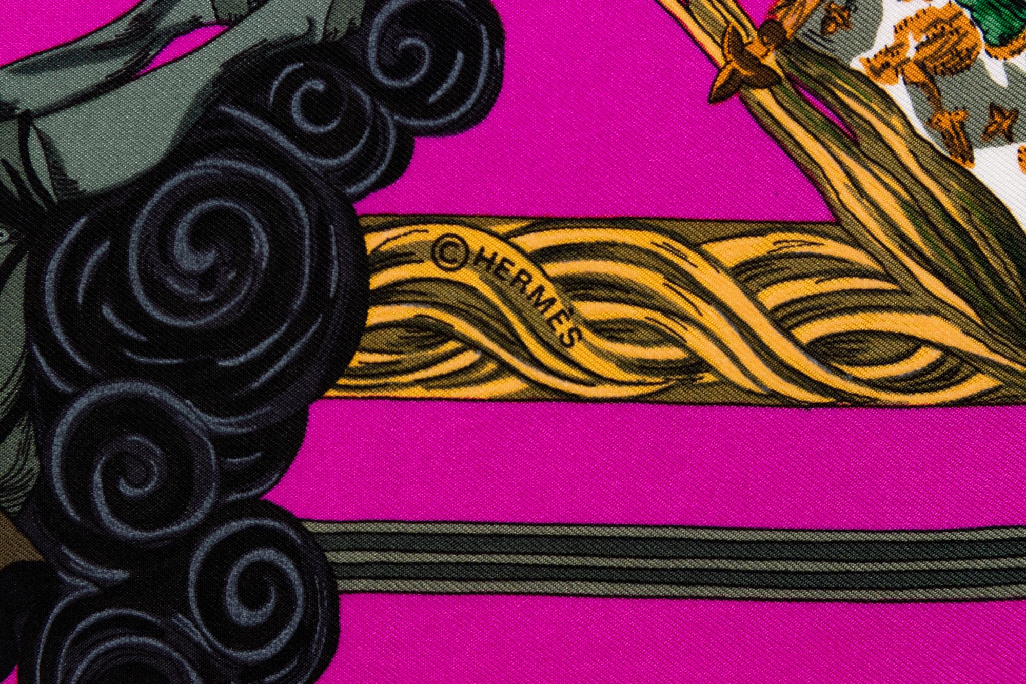 Two Hermès 90cm Silk Scarf, Carré