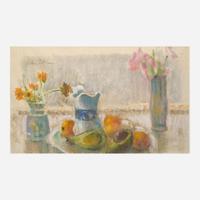Hobson Pittman (American, 1900–1972) Still Life with Avocado; together with a companion