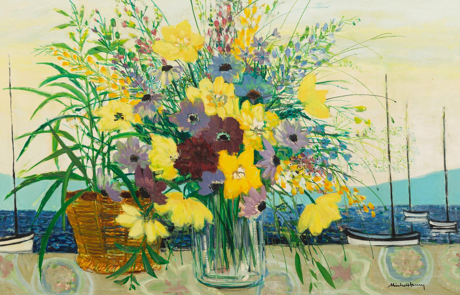 Still Life Before Open Window