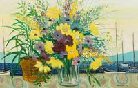 Still Life Before Open Window