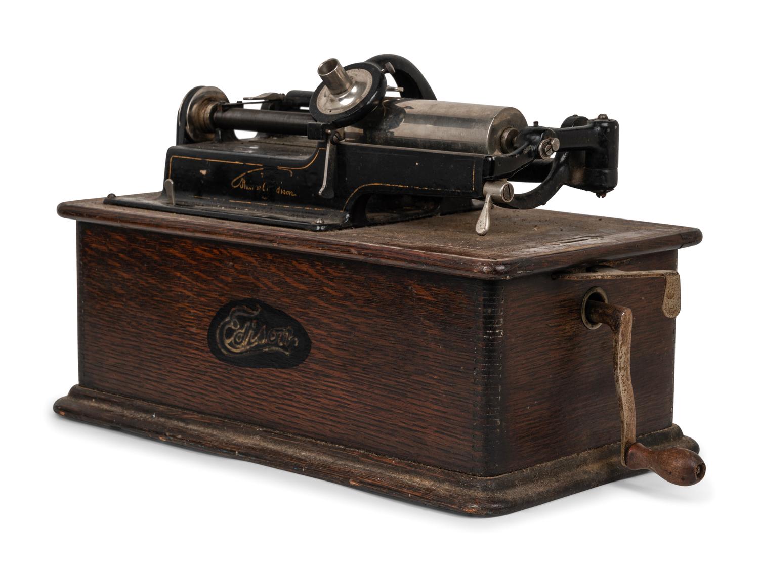 An Edison Home Cylinder Phonograph