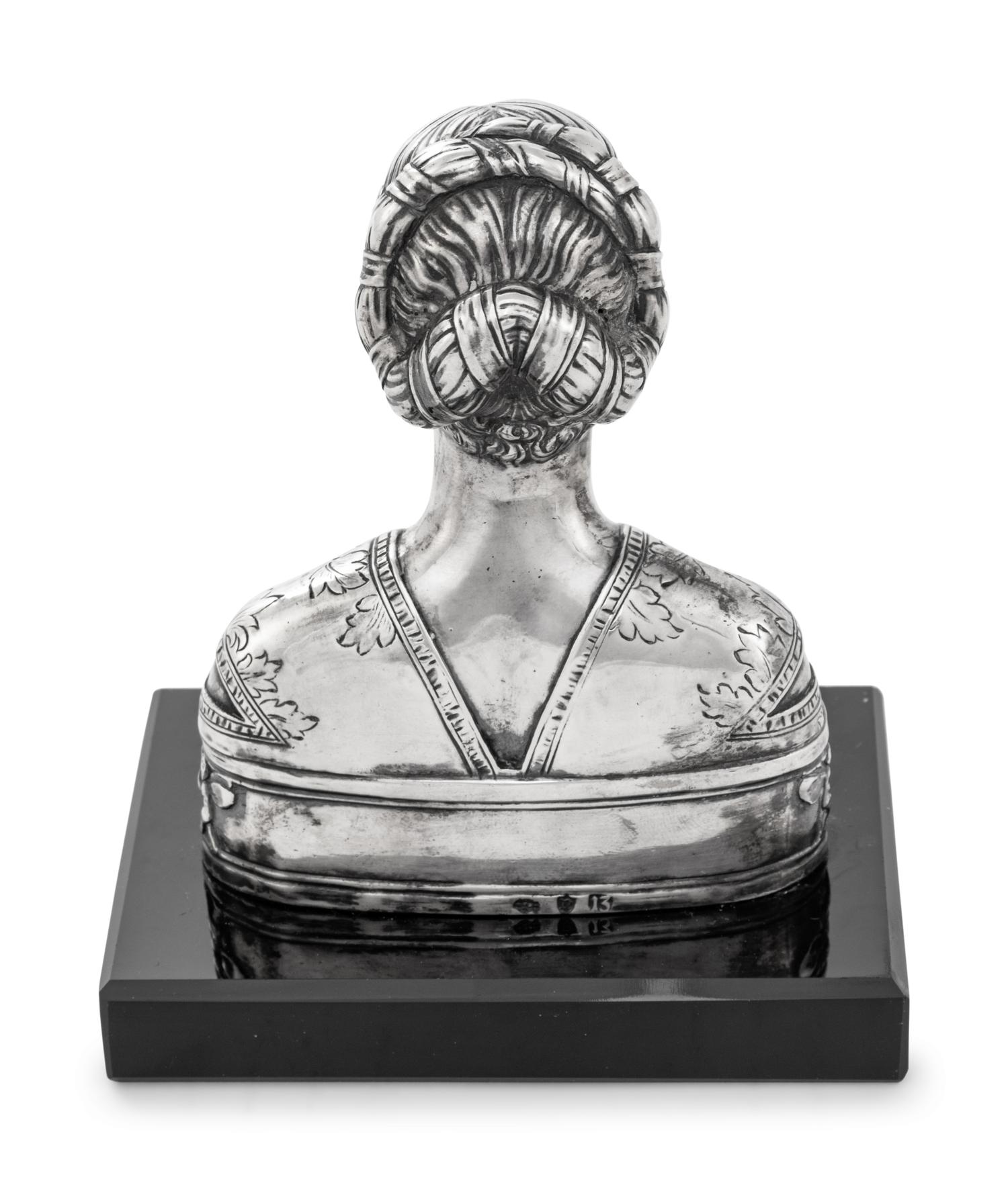 A German Silver Portrait Bust