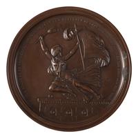 [CIVIL WAR -- FORT SUMTER]. 1861 Robert Anderson Medal, First Class. 6 inches.