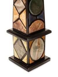 A Pair of Grand Tour Style Specimen Marble Obelisks