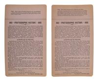 [LINCOLN, Abraham (1809-1865)]. A group of 2 stereoviews of Lincoln's private box and chair in which he was assassinated at Ford's Theater. Hartford, CT: Taylor & Huntington, ca 1890s.
