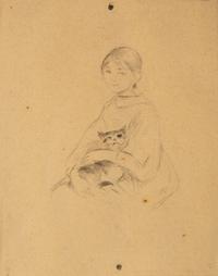 La petite fille au chat