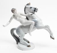 A Rosenthal Porcelain Figure Height 9 3/4 inches. — DESIGNED BY ANTON GRATH