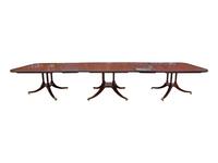 A Regency Style Walnut Dining Table