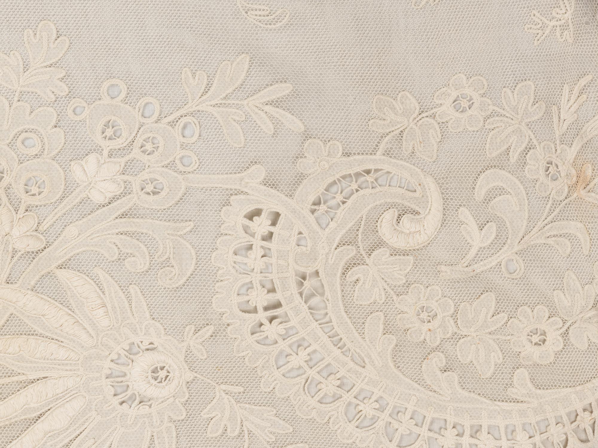 Collection of Six Cotton and Linen Lace Items