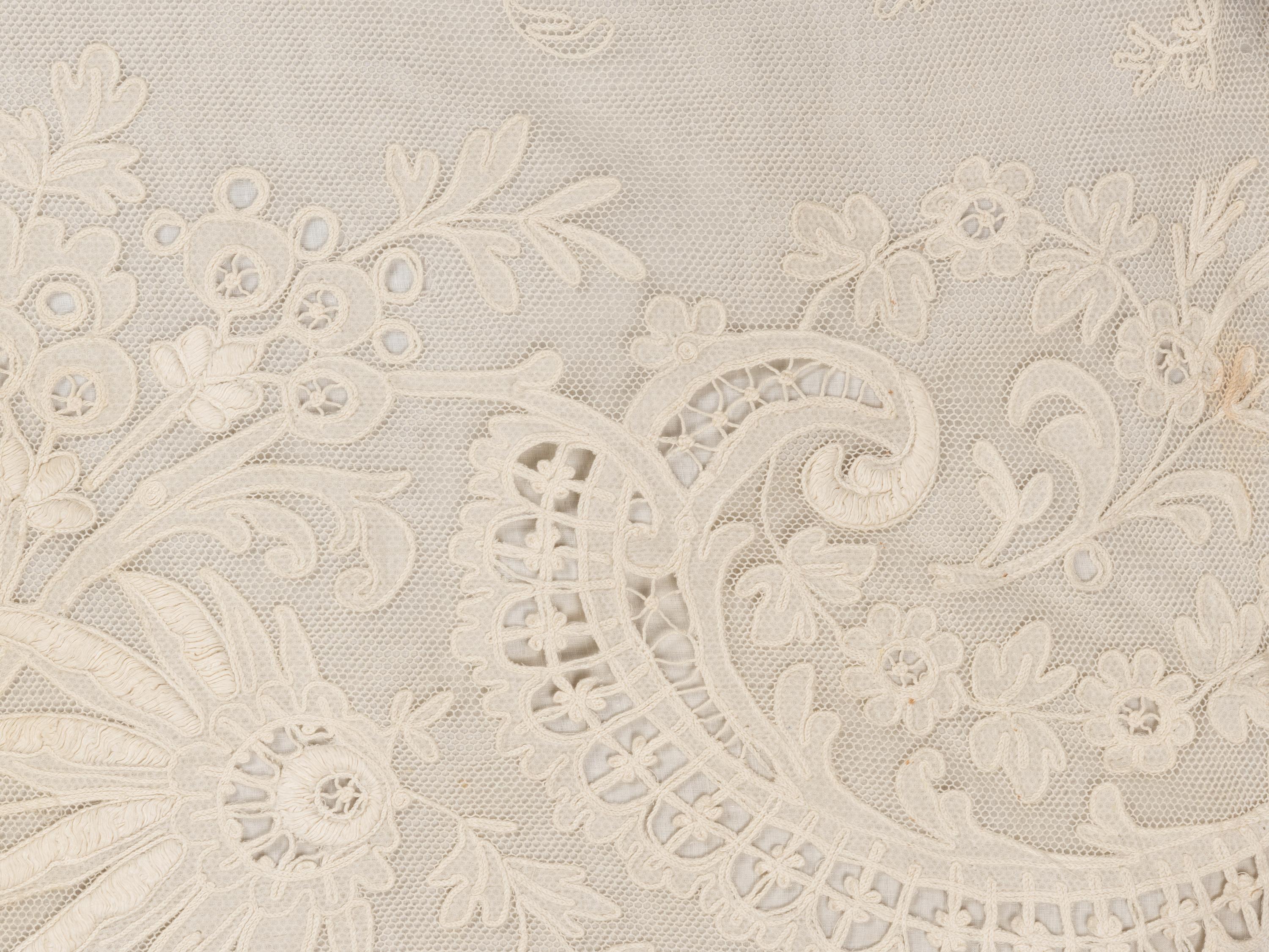 Collection of Six Cotton and Linen Lace Items