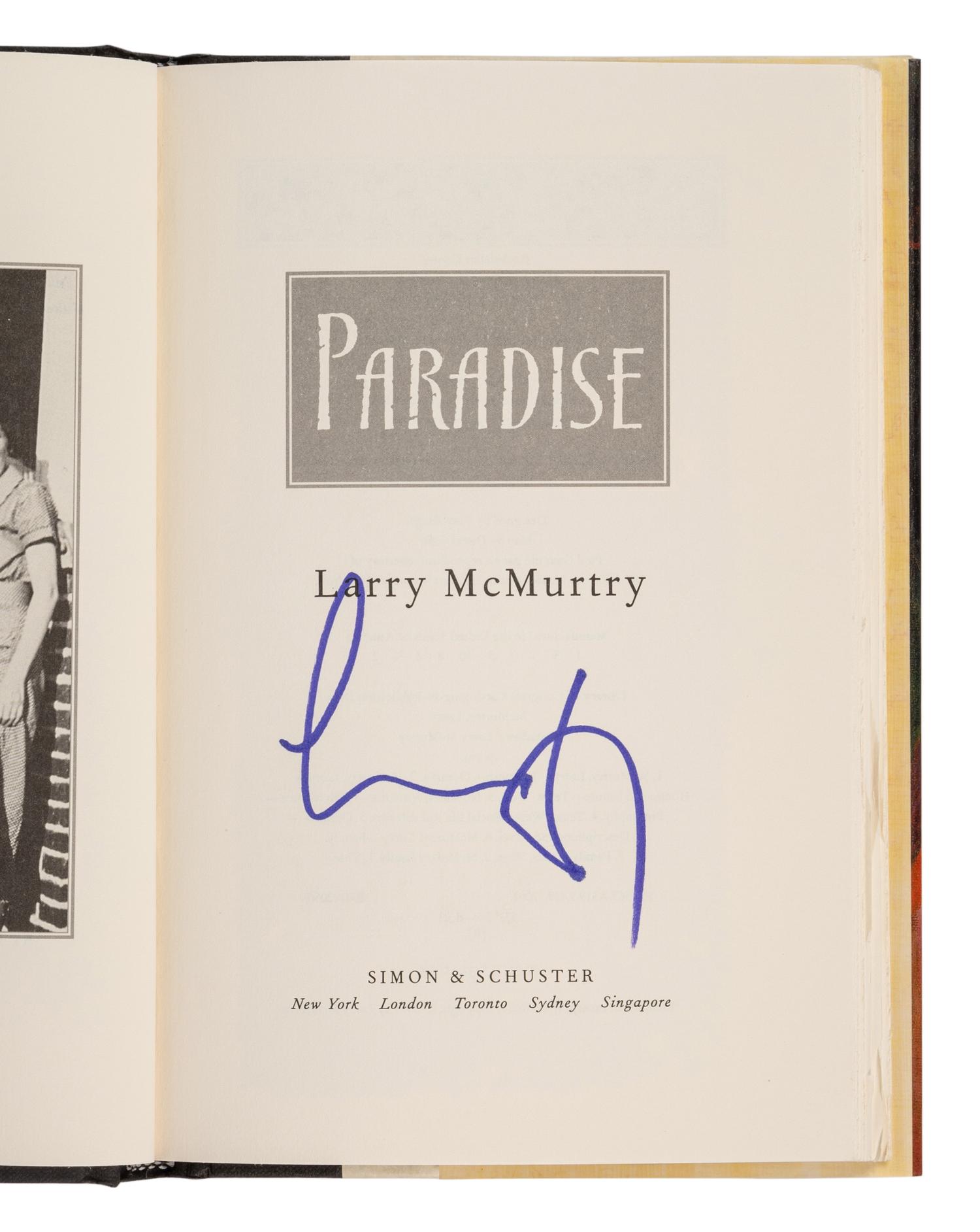 McMURTRY, Larry (1936-2021). A group of 16 works by McMurtry, ALL FIRST EDITIONS, comprising: