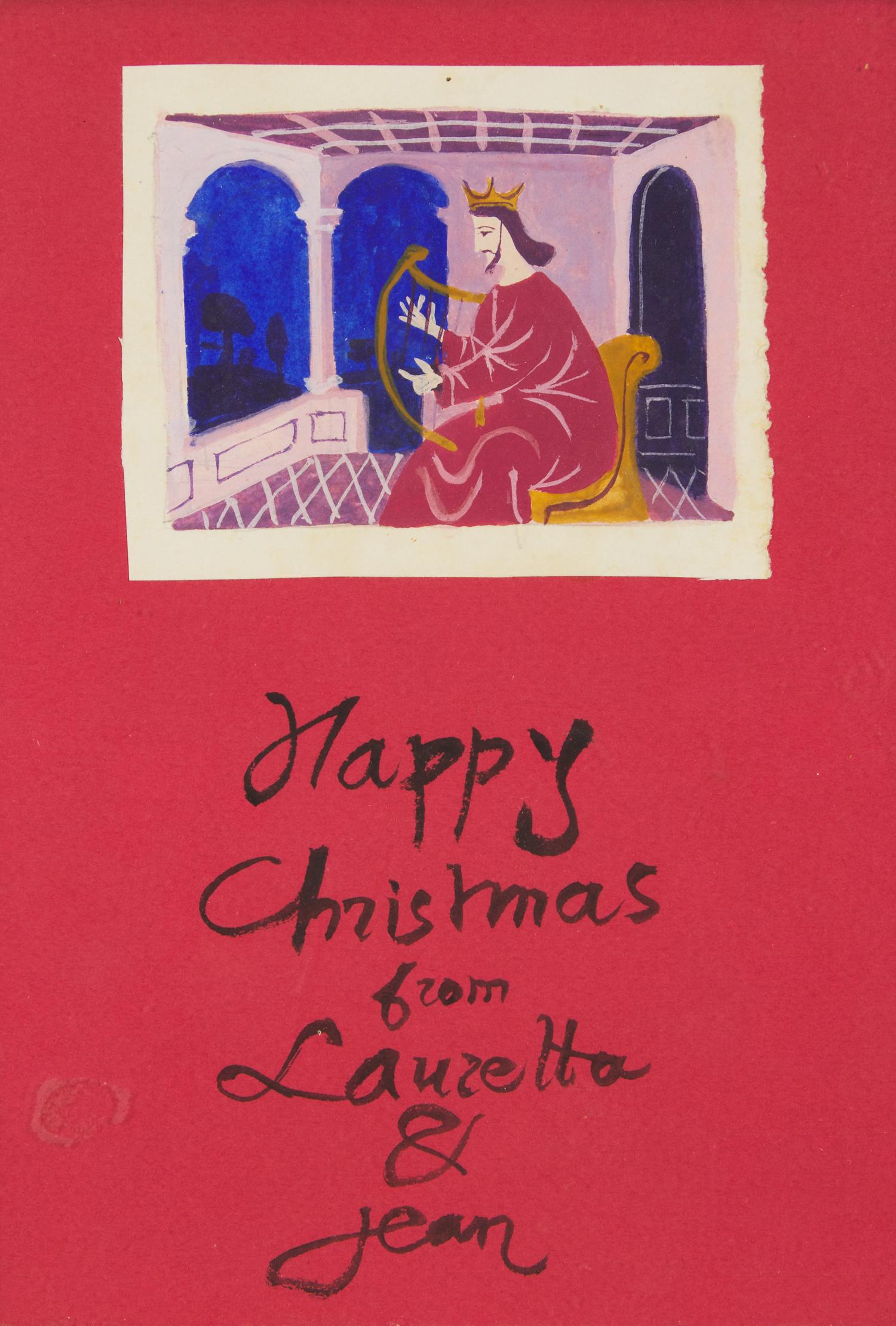 Le Roi David (Christmas Card) , 1983