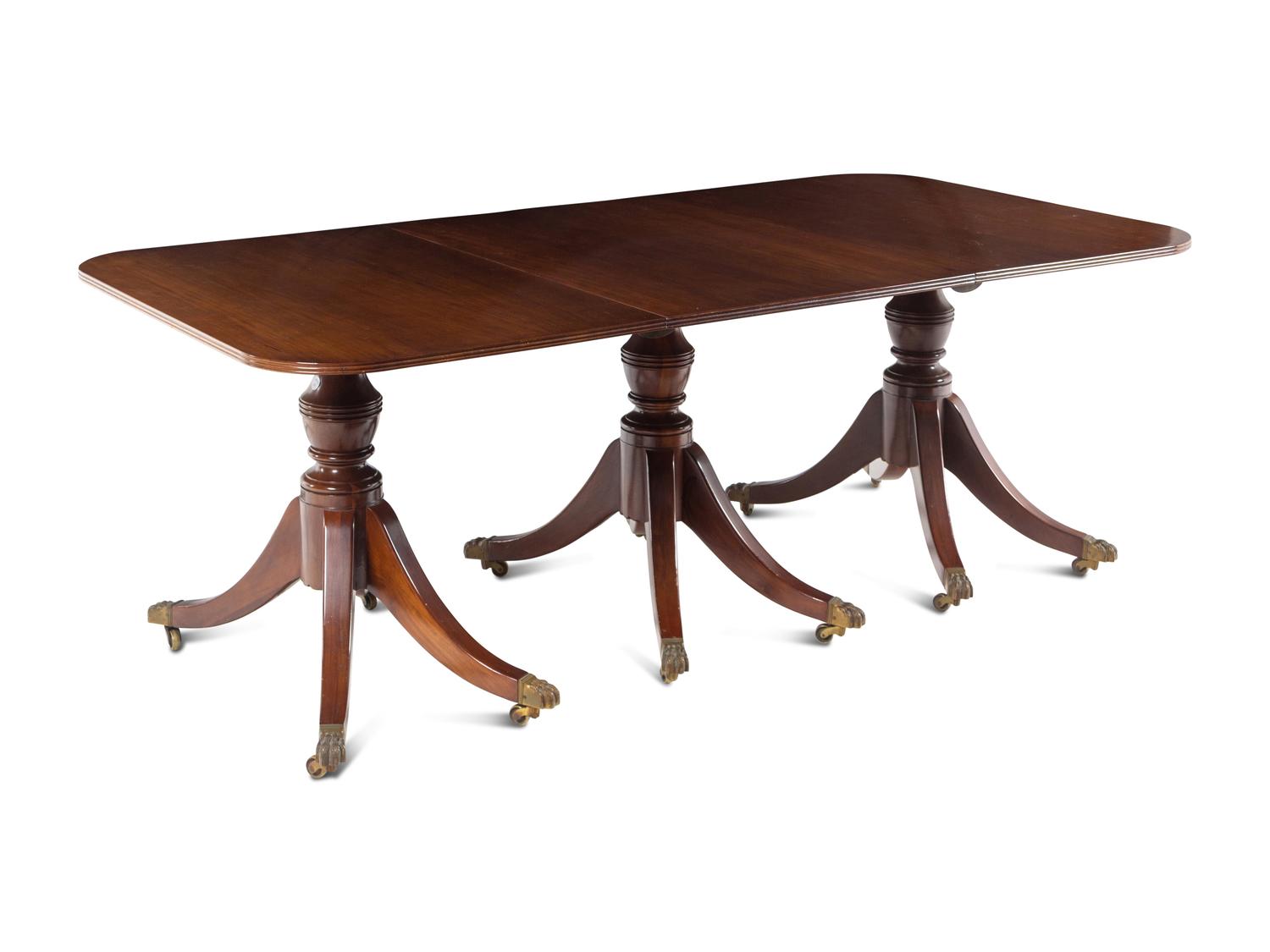 A Regency Style Mahogany Extension Dining Table