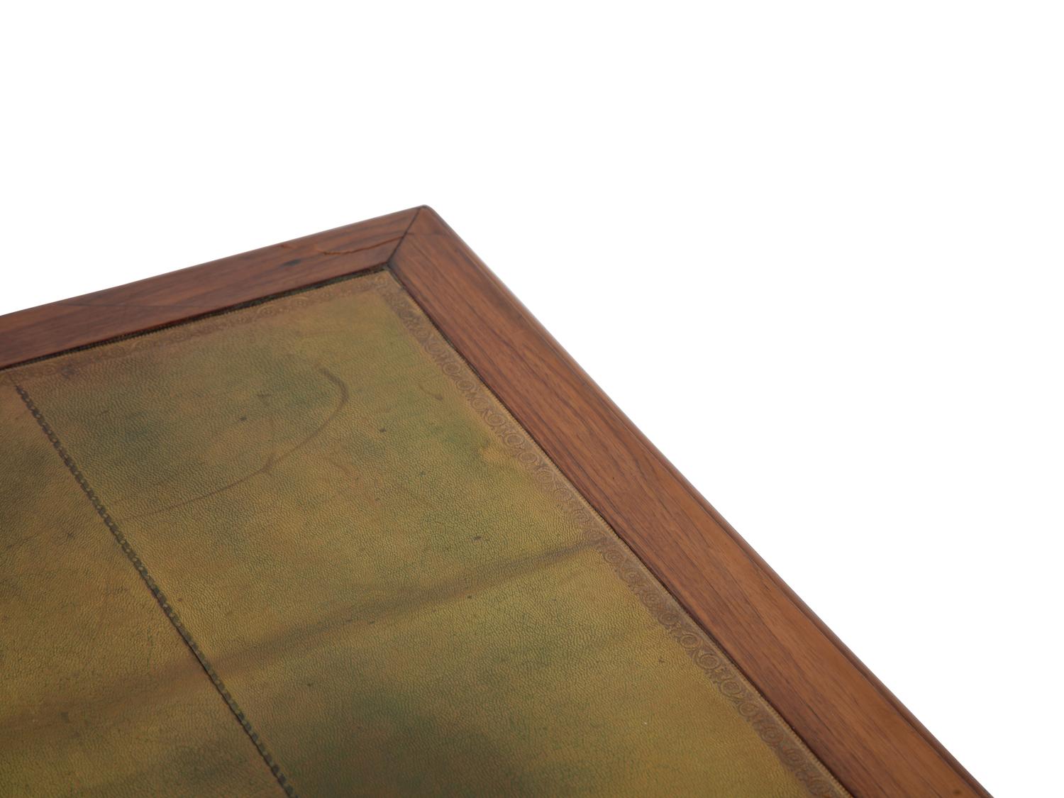 A French Gilt Bronze Mounted Mahogany Bureau Plat