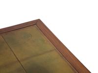 A French Gilt Bronze Mounted Mahogany Bureau Plat