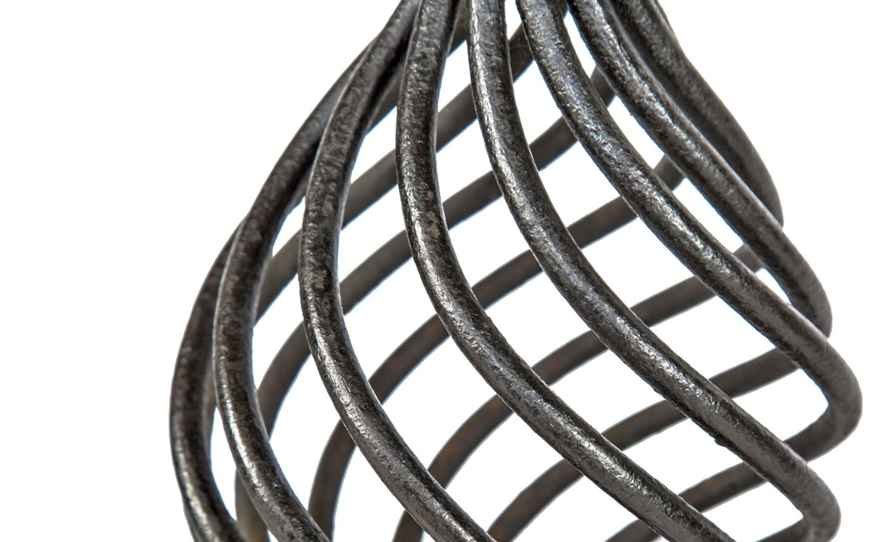 A Pair of Wrought Iron Andirons