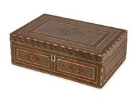 An Anglo-Colonial Inlaid Walnut Box